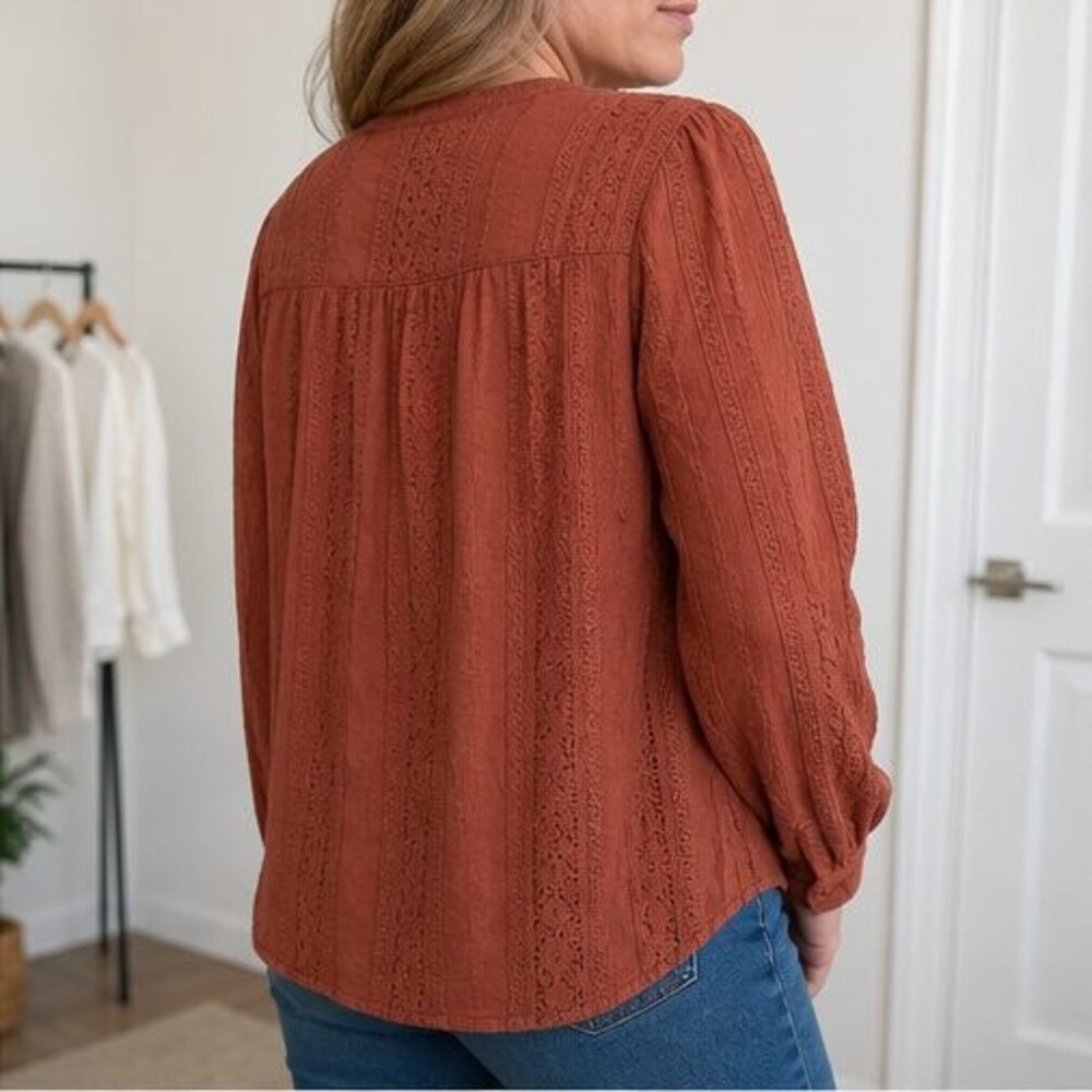 Rust Cami Blouse - Picture 3 of 6